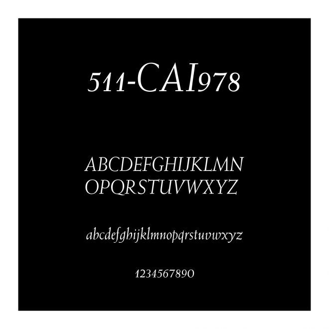 511-CAI978