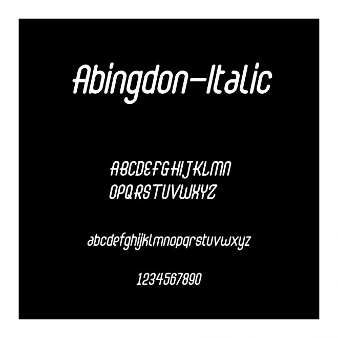 Abingdon-Italic