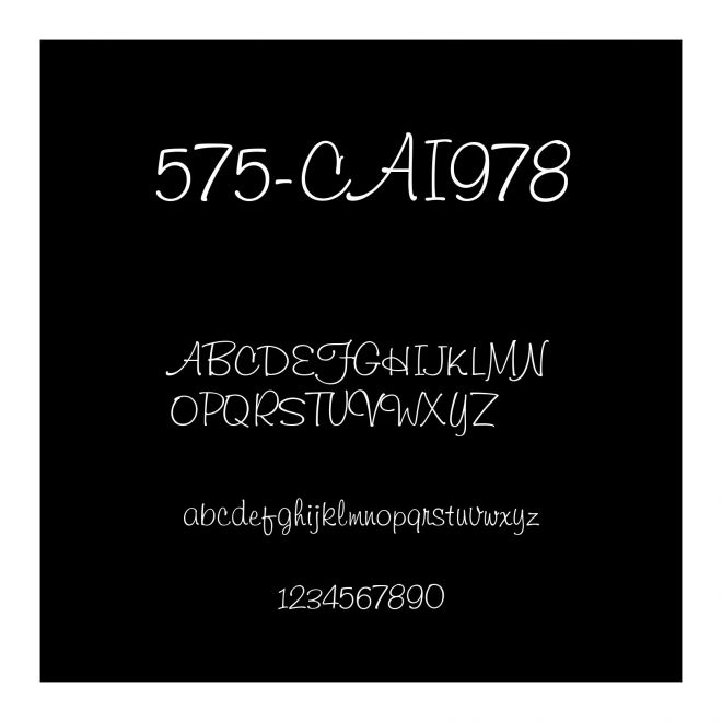 575-CAI978