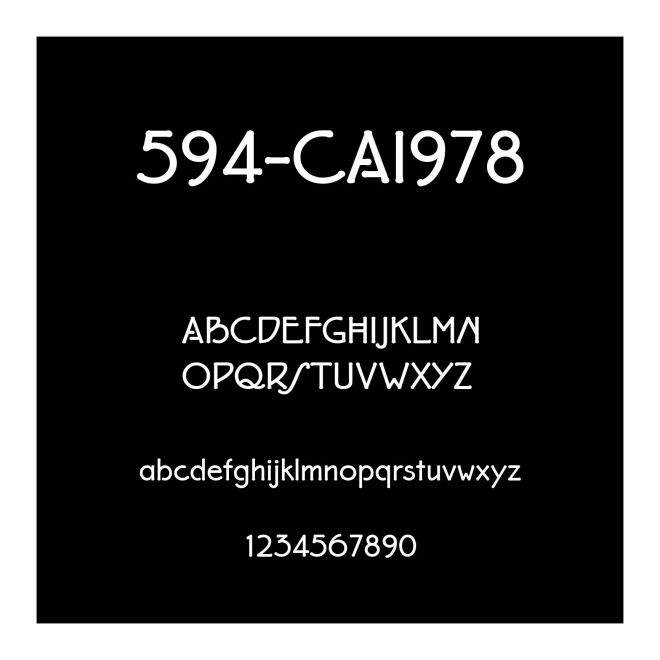 594-CAI978