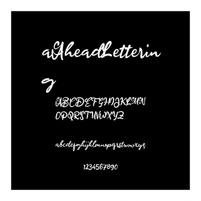 aAheadLettering