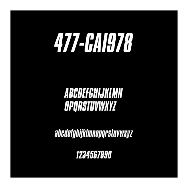 477-CAI978