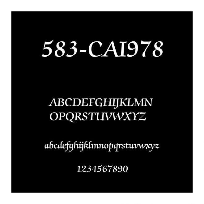 583-CAI978