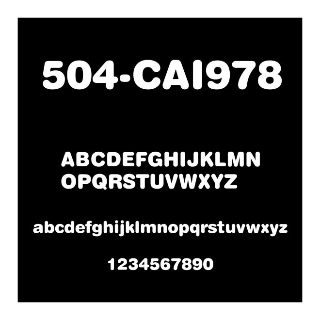 504-CAI978