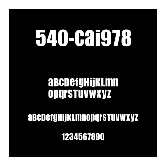 540-CAI978