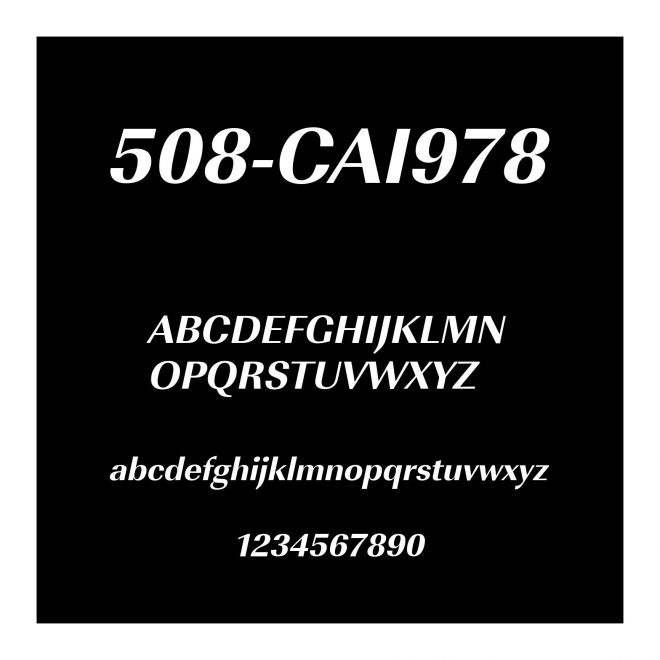 508-CAI978