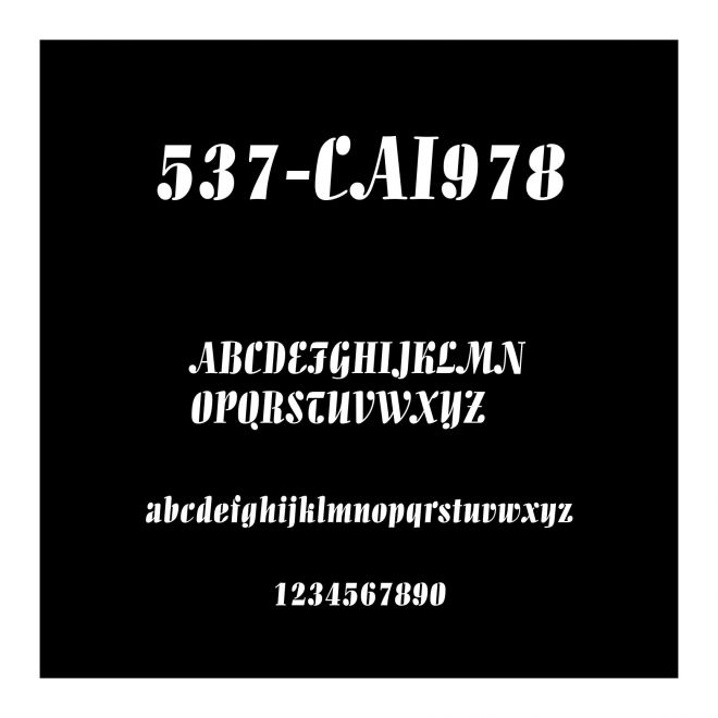 537-CAI978
