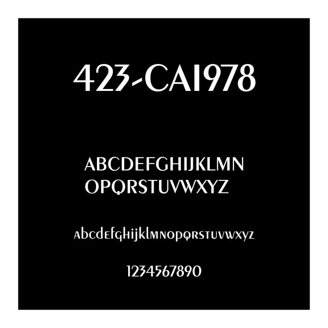 423-CAI978