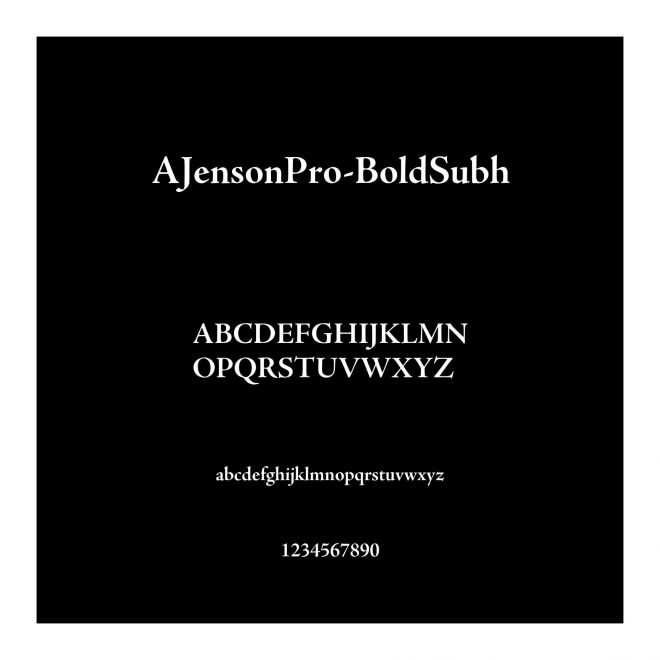 AJensonPro-BoldSubh