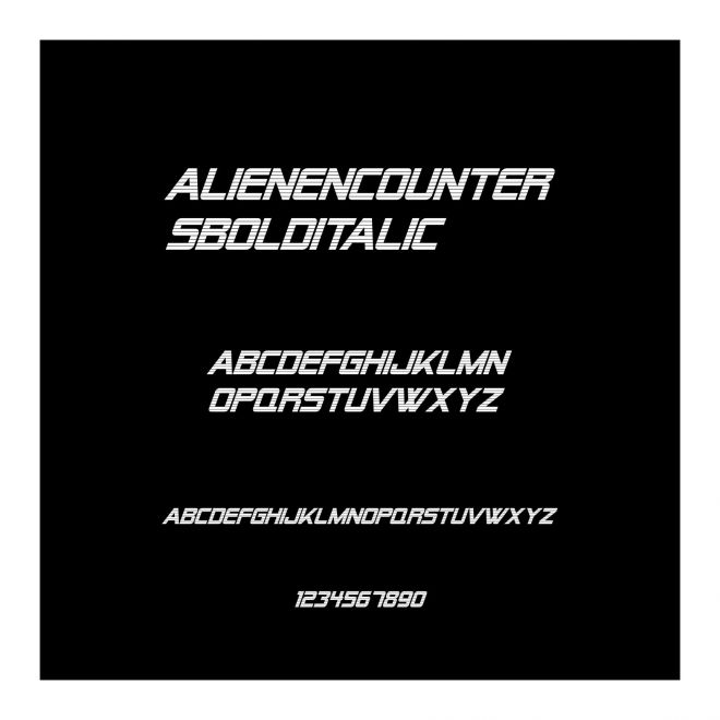 AlienEncountersBoldItalic