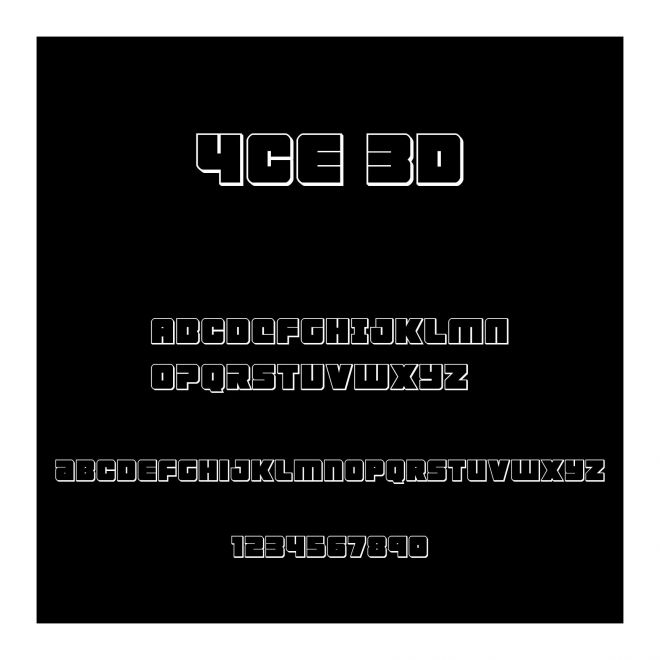 4ce 3D