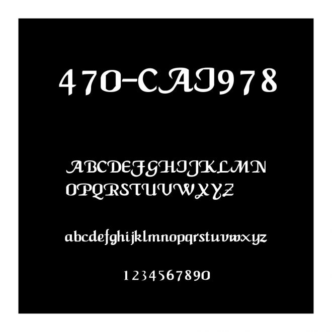 470-CAI978
