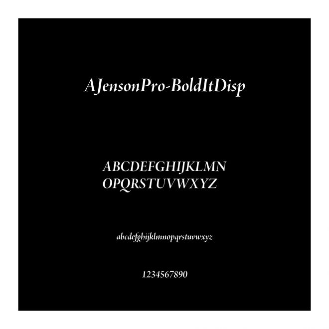 AJensonPro-BoldItDisp