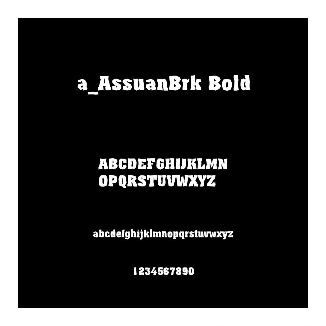 a_AssuanBrk Bold