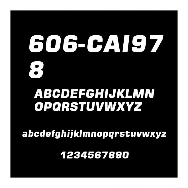 606-CAI978