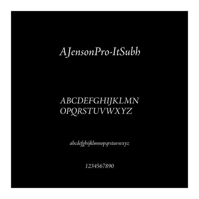 AJensonPro-ItSubh