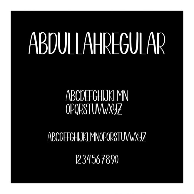 AbdullahRegular