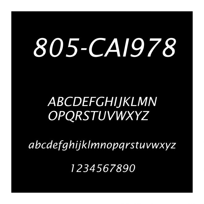 805-CAI978