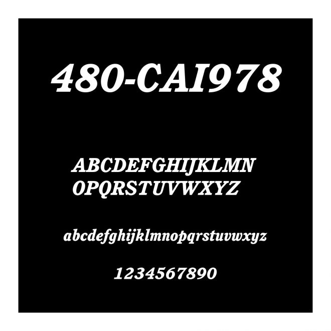 480-CAI978