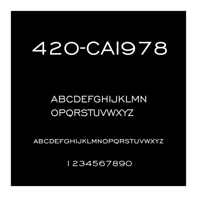 420-CAI978