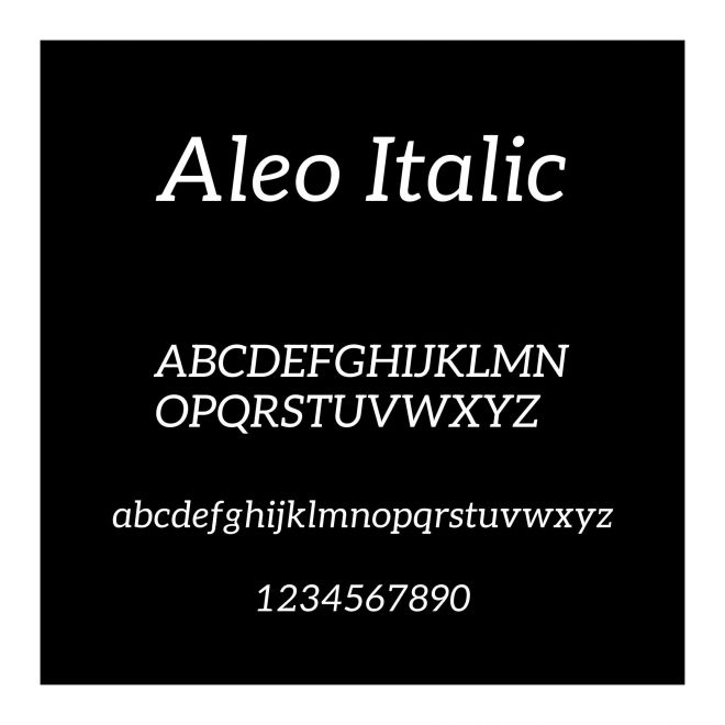 Aleo Italic