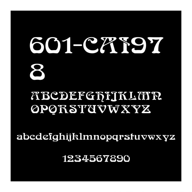 601-CAI978