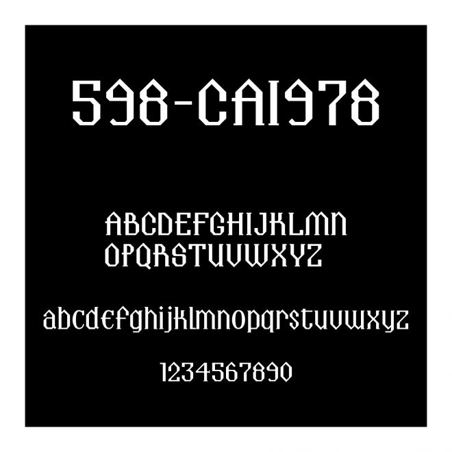 598-CAI978
