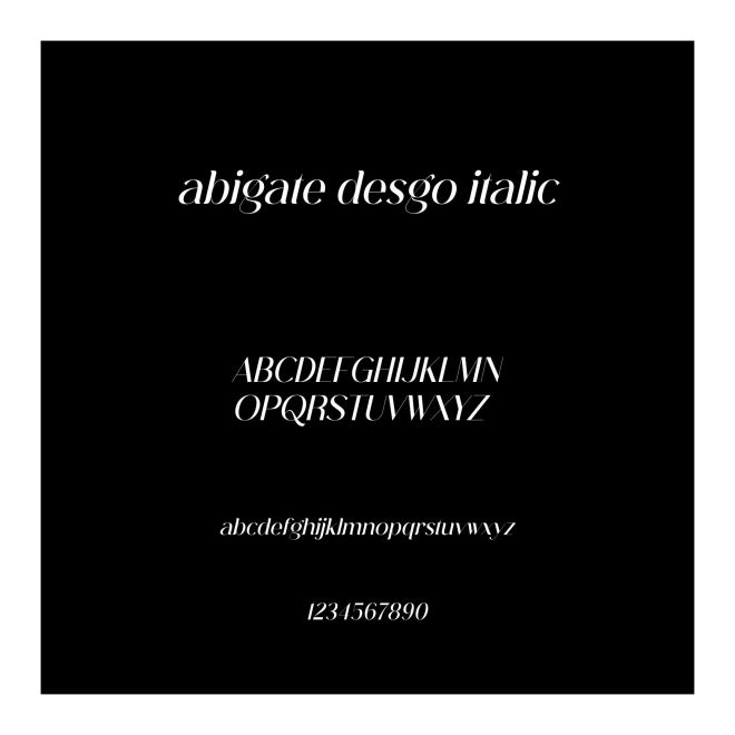 abigate desgo italic