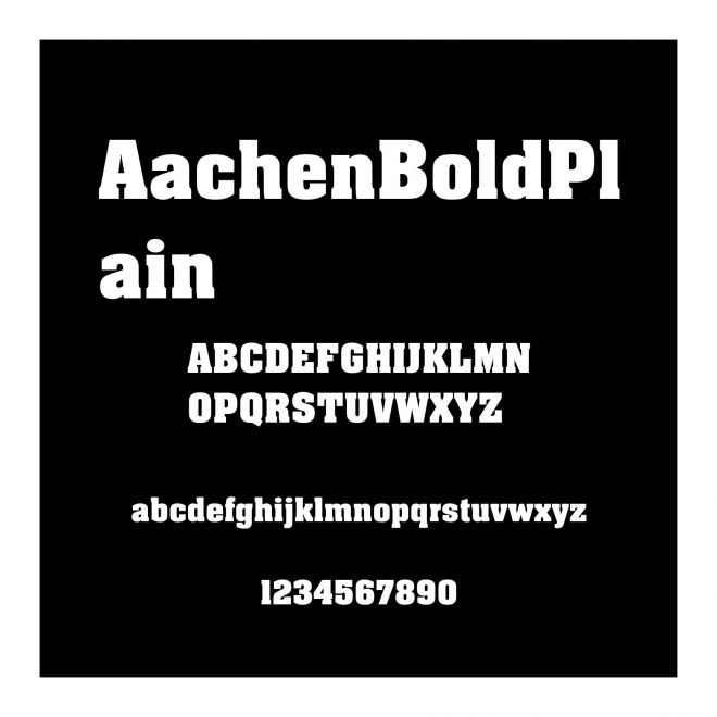 AachenBoldPlain