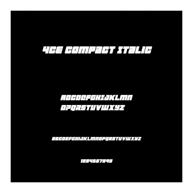 4ce Compact Italic