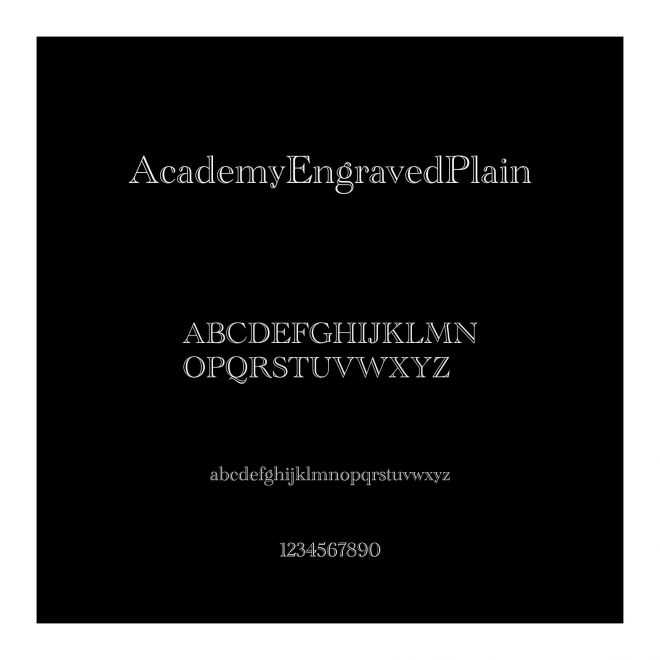 AcademyEngravedPlain