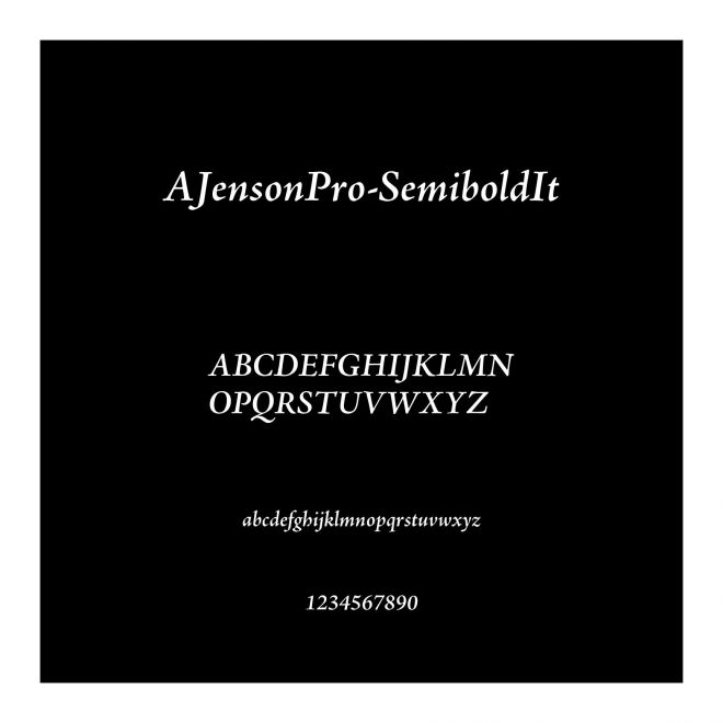 AJensonPro-SemiboldIt