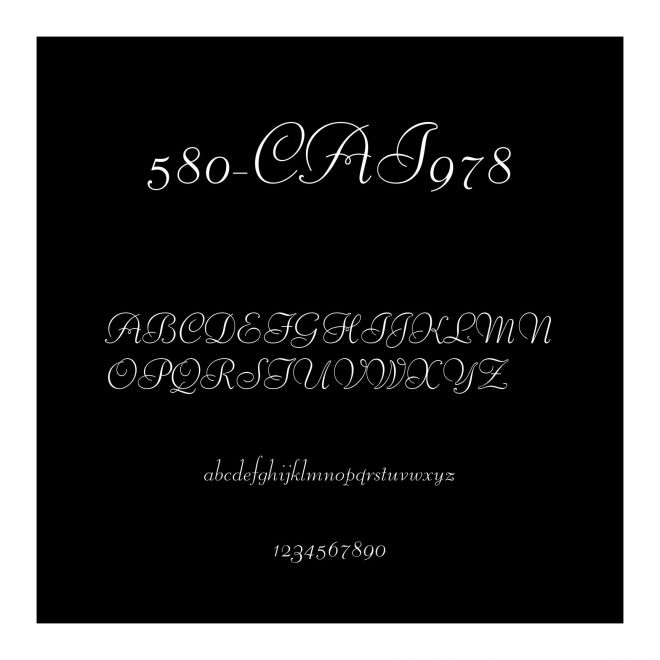 580-CAI978