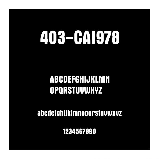 403-CAI978