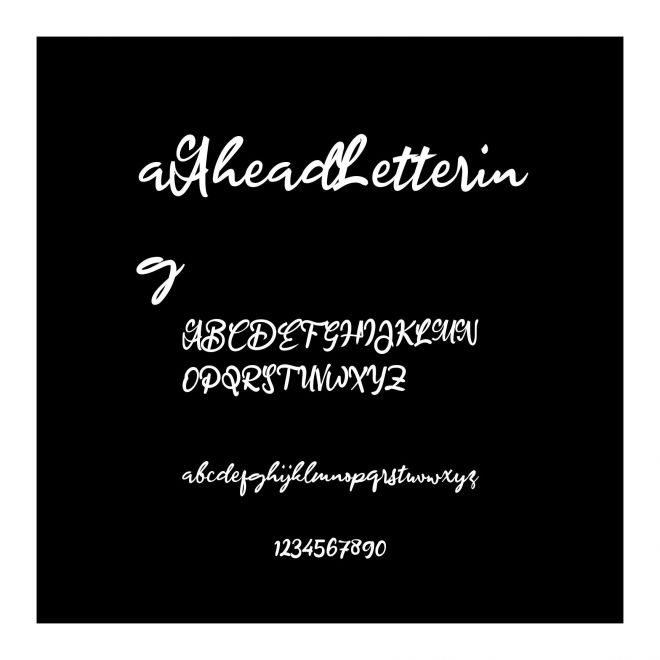 aAheadLettering