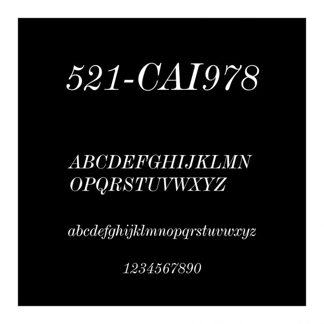 521-CAI978