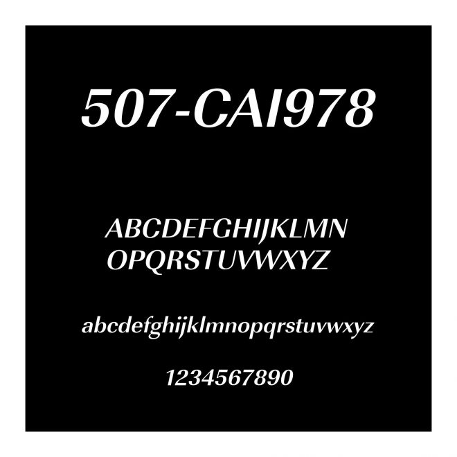 507-CAI978
