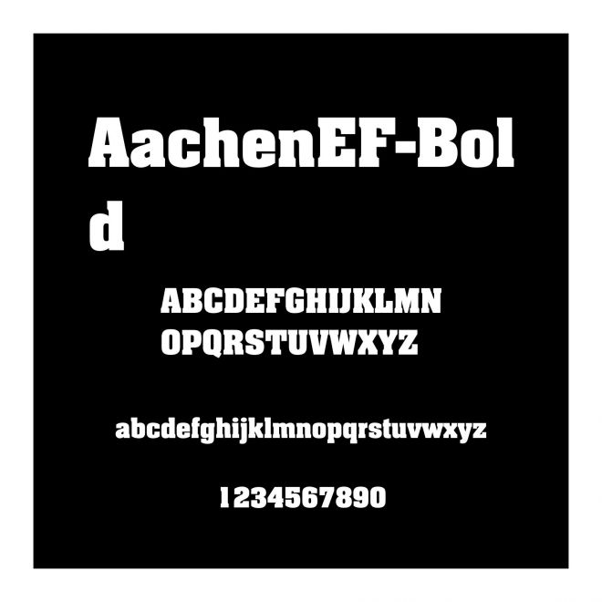 AachenEF-Bold