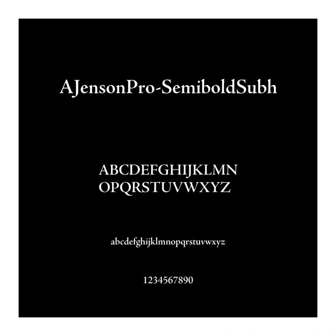 AJensonPro-SemiboldSubh
