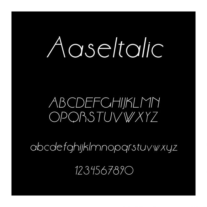 AaseItalic