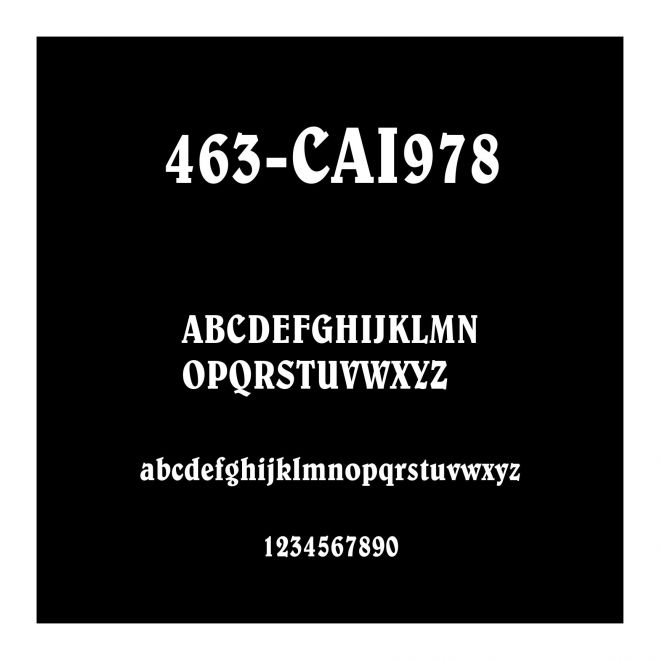 463-CAI978