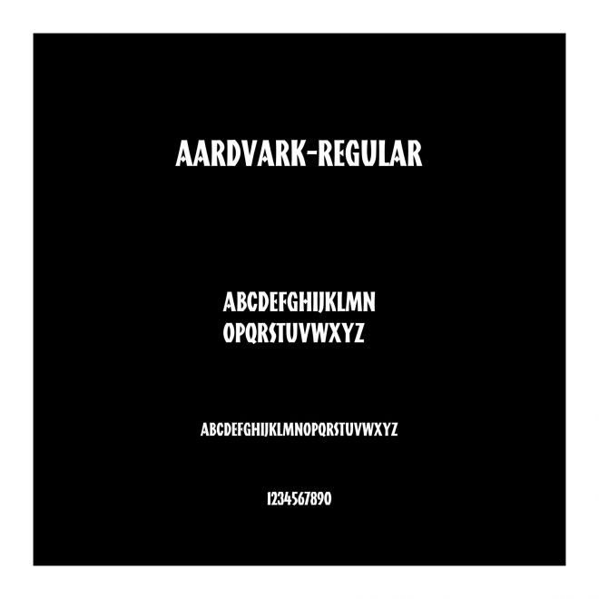 Aardvark-Regular