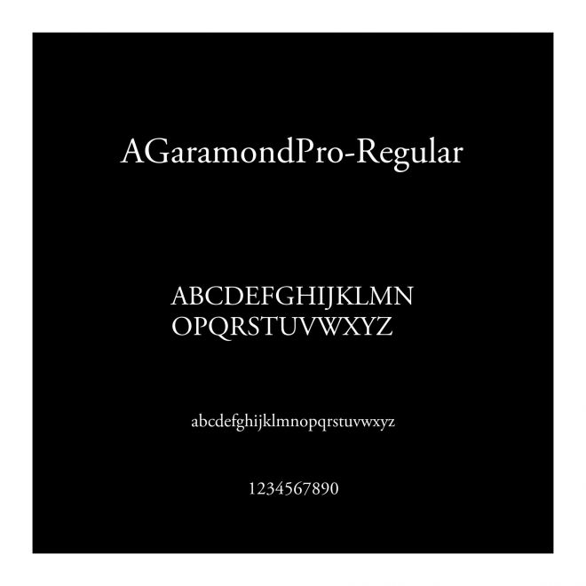 AGaramondPro-Regular