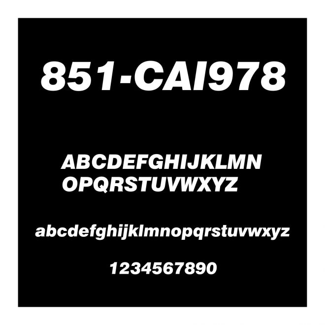851-CAI978