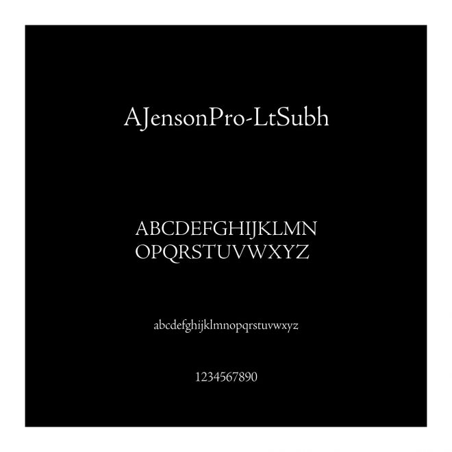 AJensonPro-LtSubh
