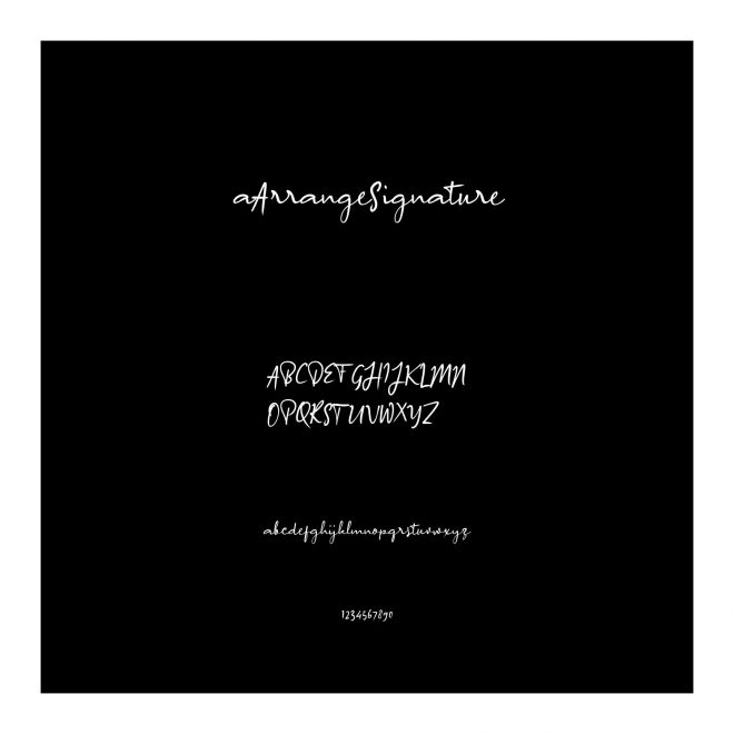 aArrangeSignature