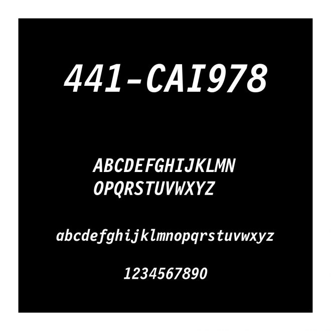 441-CAI978