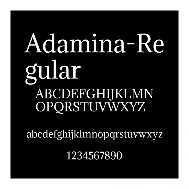 Adamina-Regular