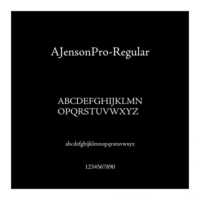AJensonPro-Regular