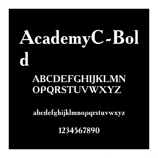 AcademyC-Bold